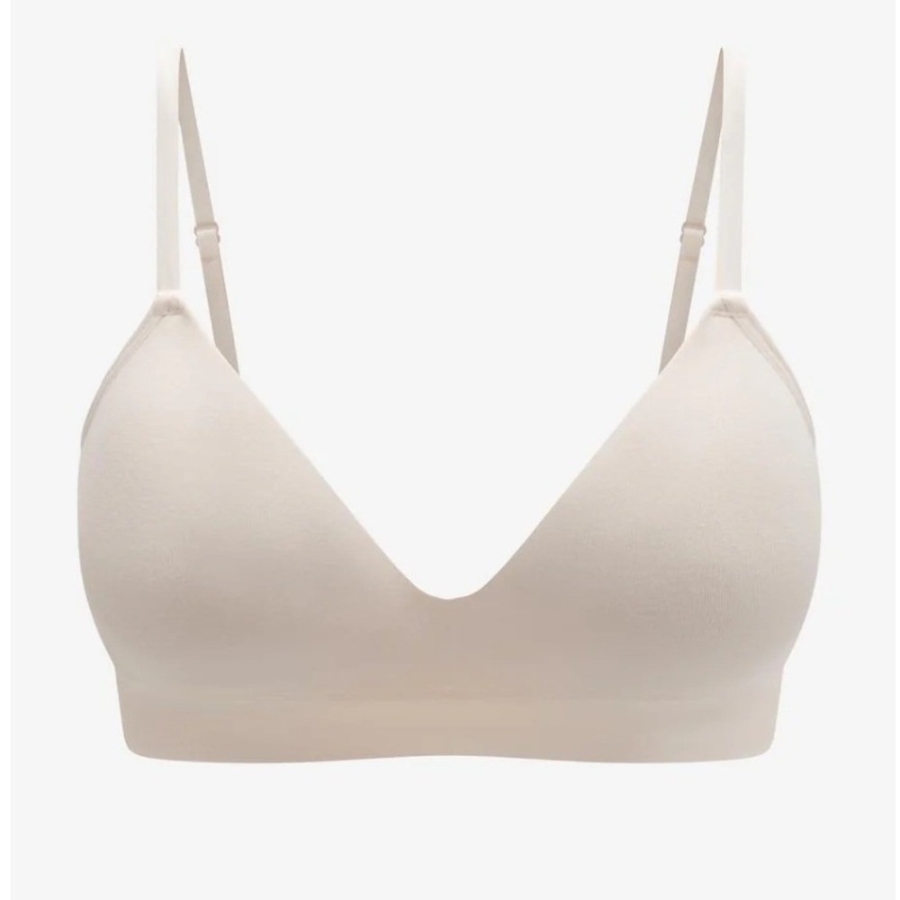 ThirdLove Wireless Bra XS Sea Salt Cotton 10111403XS01 Soft